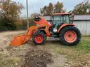 2013 Kubota M108 DSC Cab Tractor with Front Loader