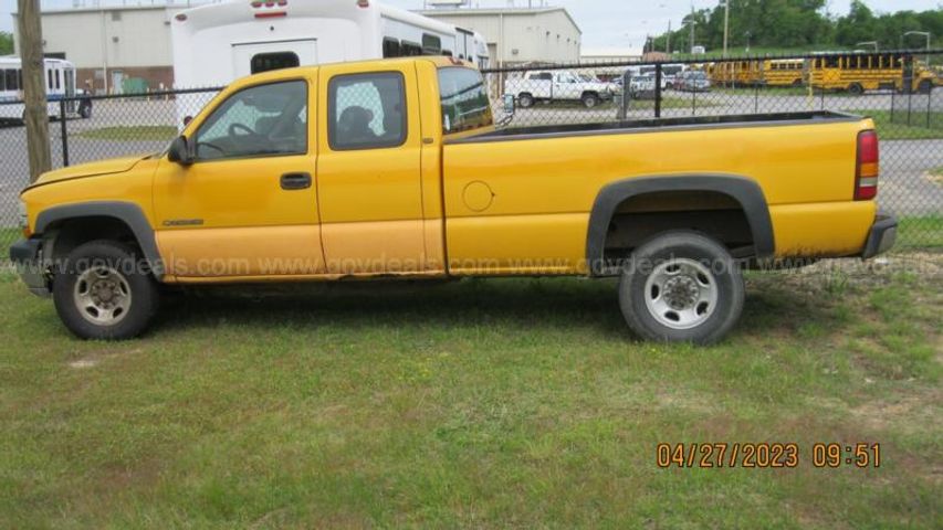 2002 Chevrolet Silverado 2500hd Ext Cab Long Bed 4wd Allsurplus 1151