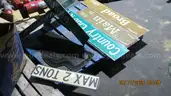 Street Signs , USED