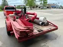Trailer mounted pump with gas motor