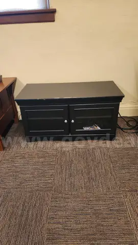 black entertainment center