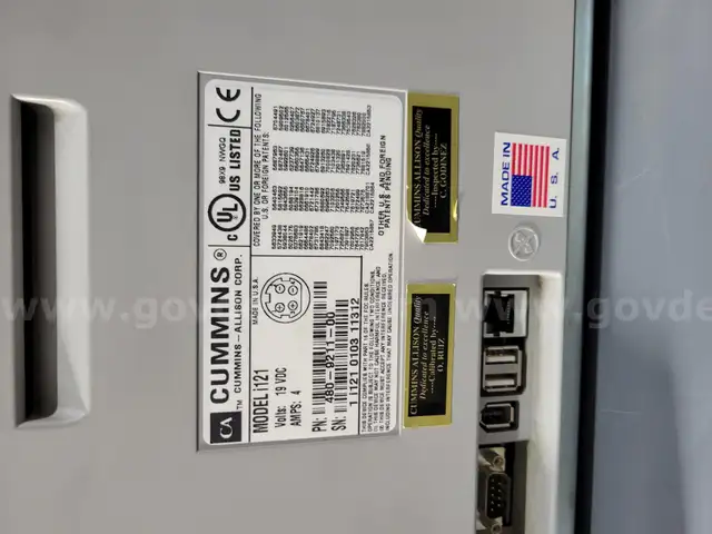 Cummins Money Counter