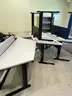 Lot of 6 trapezoid tables