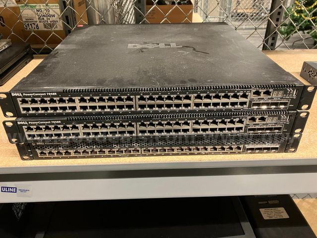 Lot Of (3) Dell Switches 