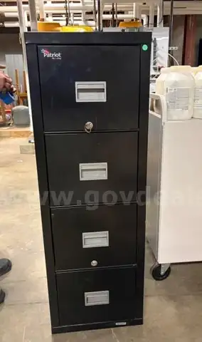FireKing Patriot Fireproof 4 Drawer File Cabinet