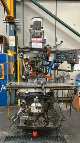 Chester Milling Machine ZX7045, DRO, Filtermist FX5002, 80-3800 RPM