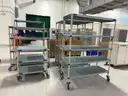 6 ea. Metro Mobile Drying Rack
