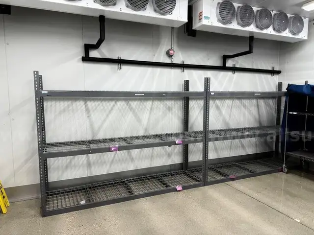 4 ea. Uline Steel Shelving Rack