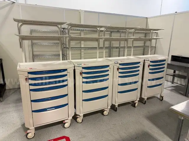 4 ea. Metro Flex line General Use Medical Cart