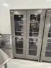 6 ea. Lyon Industrial Clear-View Cabinet