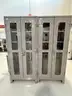 6 ea. Lyon Industrial Clear-View Cabinet