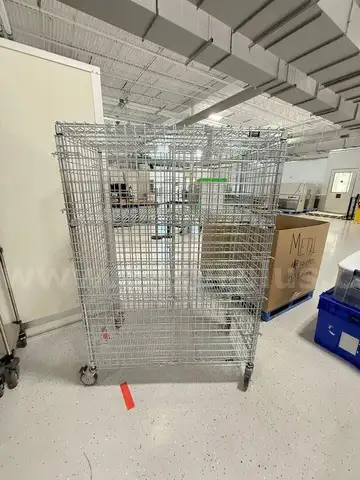Uline Security Storage Cart