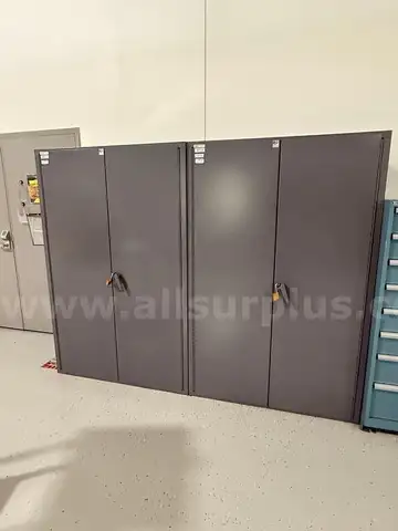 4 ea. Uline Mobile Storage Cabinet