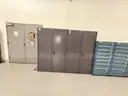 4 ea. Uline Mobile Storage Cabinet
