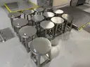 14 ea. Stainless Steel Lab Stools