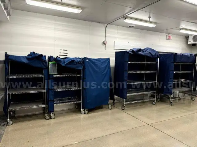 5 ea. Uline Steel Shelving Rack