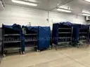 5 ea. Uline Steel Shelving Rack