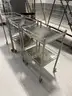 3 ea. Blickman Mobile Utility Table