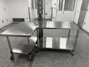 9 ea. Metro Stainless Steel lab table