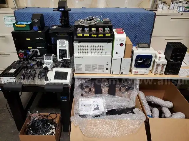 Olympus Fluoview FV3000 Enclosed Inverted Confocal Laser-Scanning Fluorescence Microscope System