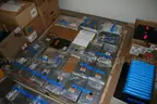 Apple iPads, chargers, and cases