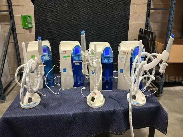 4 Piece Millipore Milli-Q Advantage A10 Water Purification System w/ Q