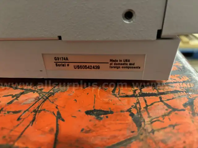 Three Agilent Mass Spectrometers.  Model GS6110A, G6140A, G3174A