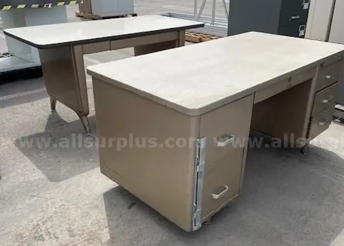 Lot of 2 Vintage Tanker Desks (2598152) Huntington Beach, CA
