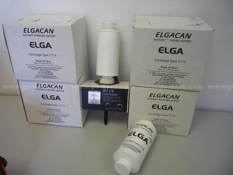 ELGA B114 B Water Deioniser (with 16 Cartridges) | Go-Dove