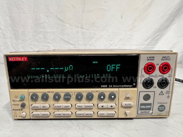 Keithley 2420 3A SourceMeter | AllSurplus