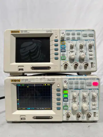 (2) Rigol DS1102D Mixed Signal Digital Oscilloscope
