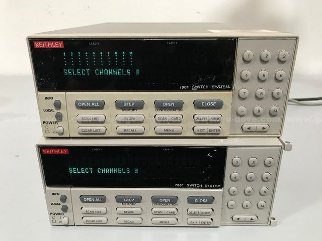 2 ea. Keithley 7001 Switch Systems | Go-Dove