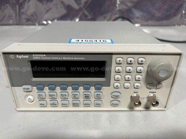 Agilent 33220A 20 MHz Function/Arbitrary Waveform Generator | AllSurplus