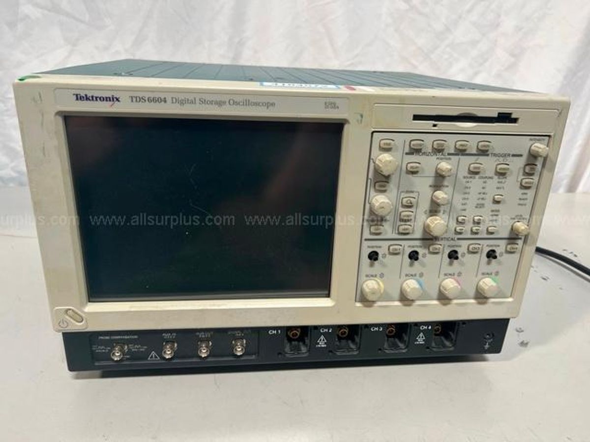 Tektronix TDS6604 6GHz 20GS/s 4Ch Oscilloscope | AllSurplus