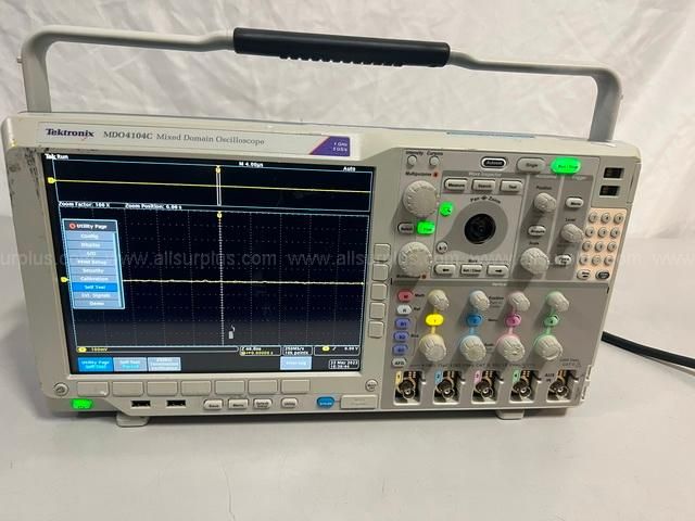 Tektronix MDO4104C Mixed Domain Oscilloscope 1GHz 5GS/s | AllSurplus