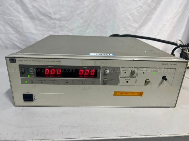 HP 6032A Power Supply 0-60V 0-50A, 1000W | AllSurplus