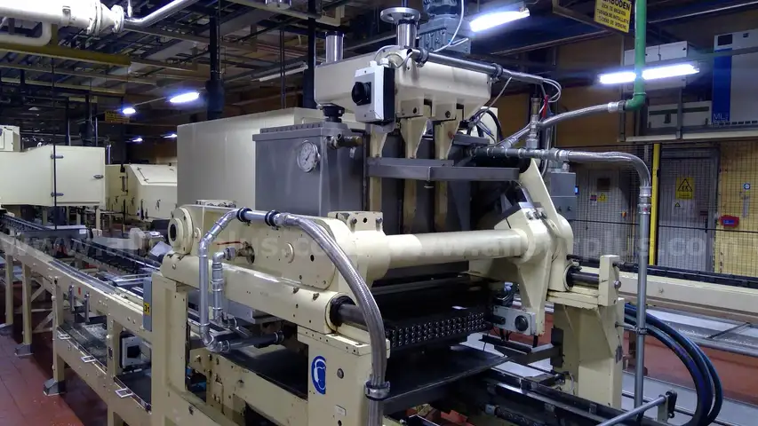 Carle Montanari Chocolate Moulding Line for Small Eggs and Balls, Foil Wrappers, Weigh Counters and Baggers