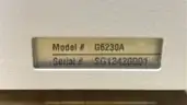 Agilent G6230A Time of Flight Liquid Chromatography/ Mass Spectrometer w/ Flight Tube