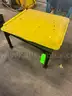 (2) 42&#x22; x 44&#x22; x 24&#x22; Square Steel Tables W/ Rotary Top