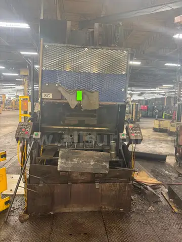 US Broach 60 Ton Broach w/Scrap Conveyor &#x26; Oil Gear/Vickers Hyd. Unit