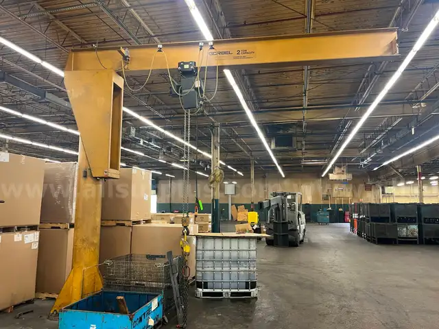 Gorbel Floor Mount Boom Crane