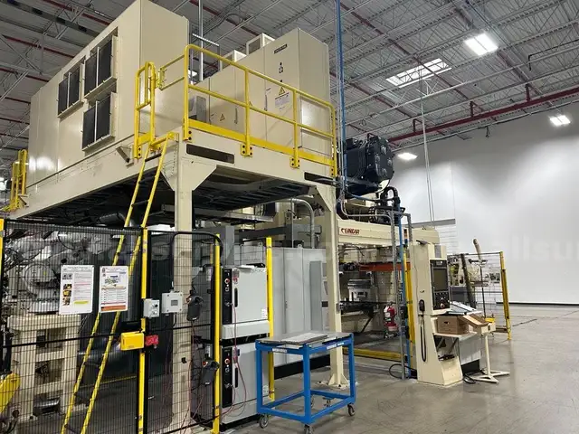 AIDA 600 Ton Stamping Press Mdl. DSF-M2-6300(1)-365-150