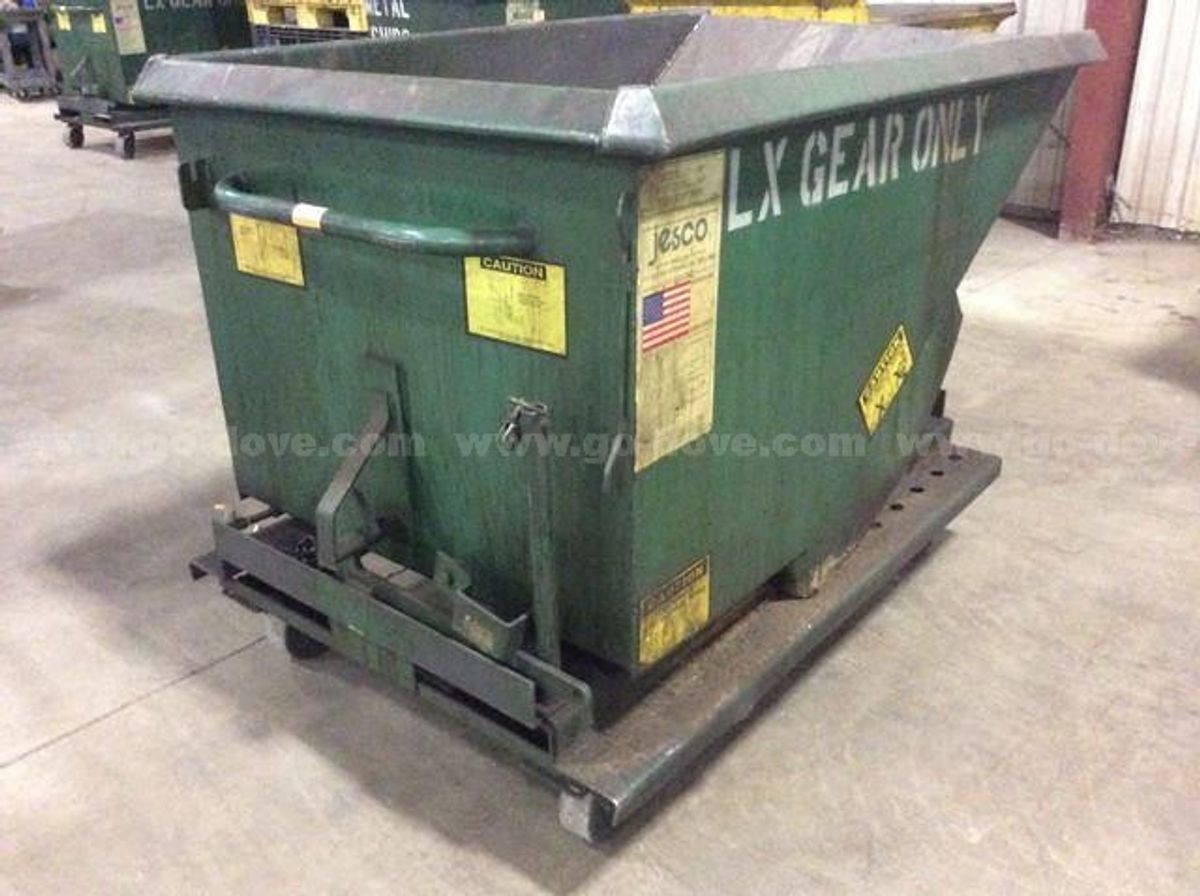 Jesco 211331 Mobile Self dumping hopper | AllSurplus