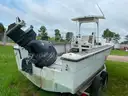 Yamaha Powered Power Boat with Trailer