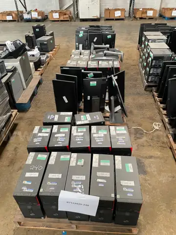 Lot of CPUs and Monitors