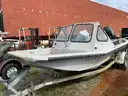 Aluminum Fishing Boat, Mercury 115 HP Engine, Trailer Included