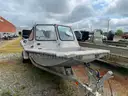 Aluminum Fishing Boat, Mercury 115 HP Engine, Trailer Included