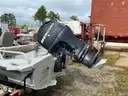 Aluminum Fishing Boat, Mercury 115 HP Engine, Trailer Included