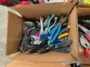 LOT OF HAND TOOLS, KNIVES &#x26; CORK SCREWS