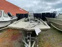 Lowe Roughneck Aluminum Fishing Boat, Mercury Outboard, Trailer Included